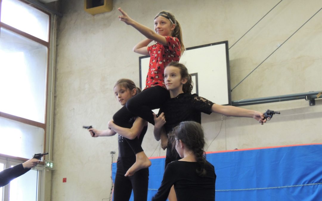 Février 2020 : spectacle des 6e en Acrogym